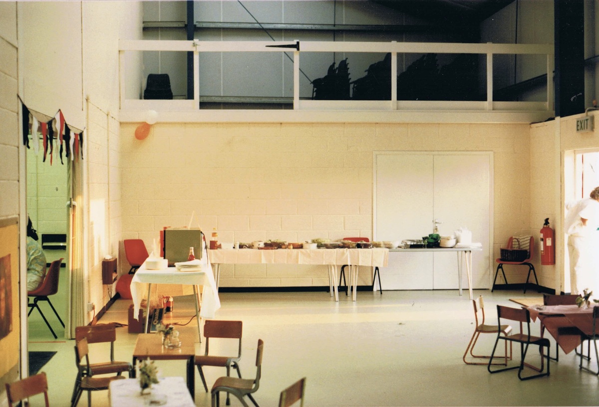 The Small Hall set up for Refreshments